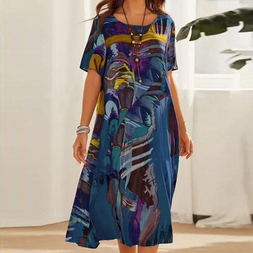 Modisches Langes Damen Kleid