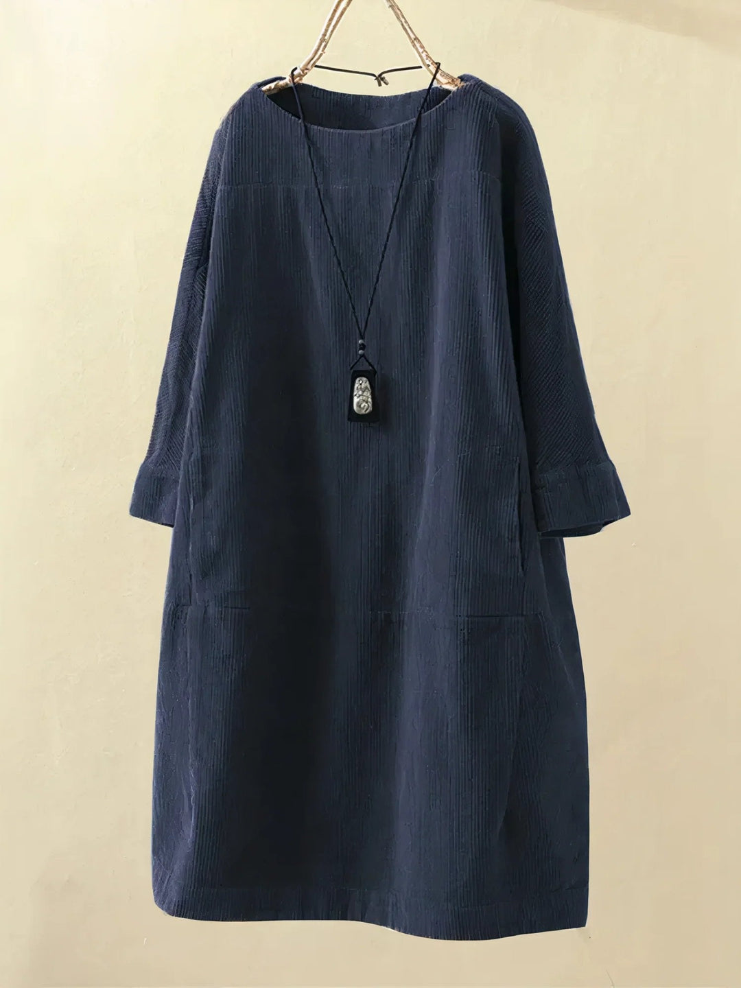 Elegantes langes Damen Herbstkleid