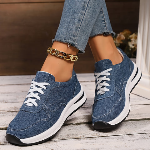 Bequeme Ergonomische Damen Jeans-Schuhe