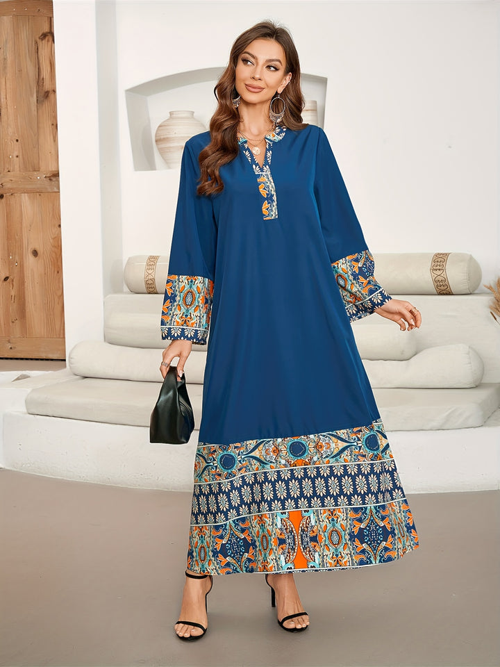 Elegantes Damen Kaftan-Kleid