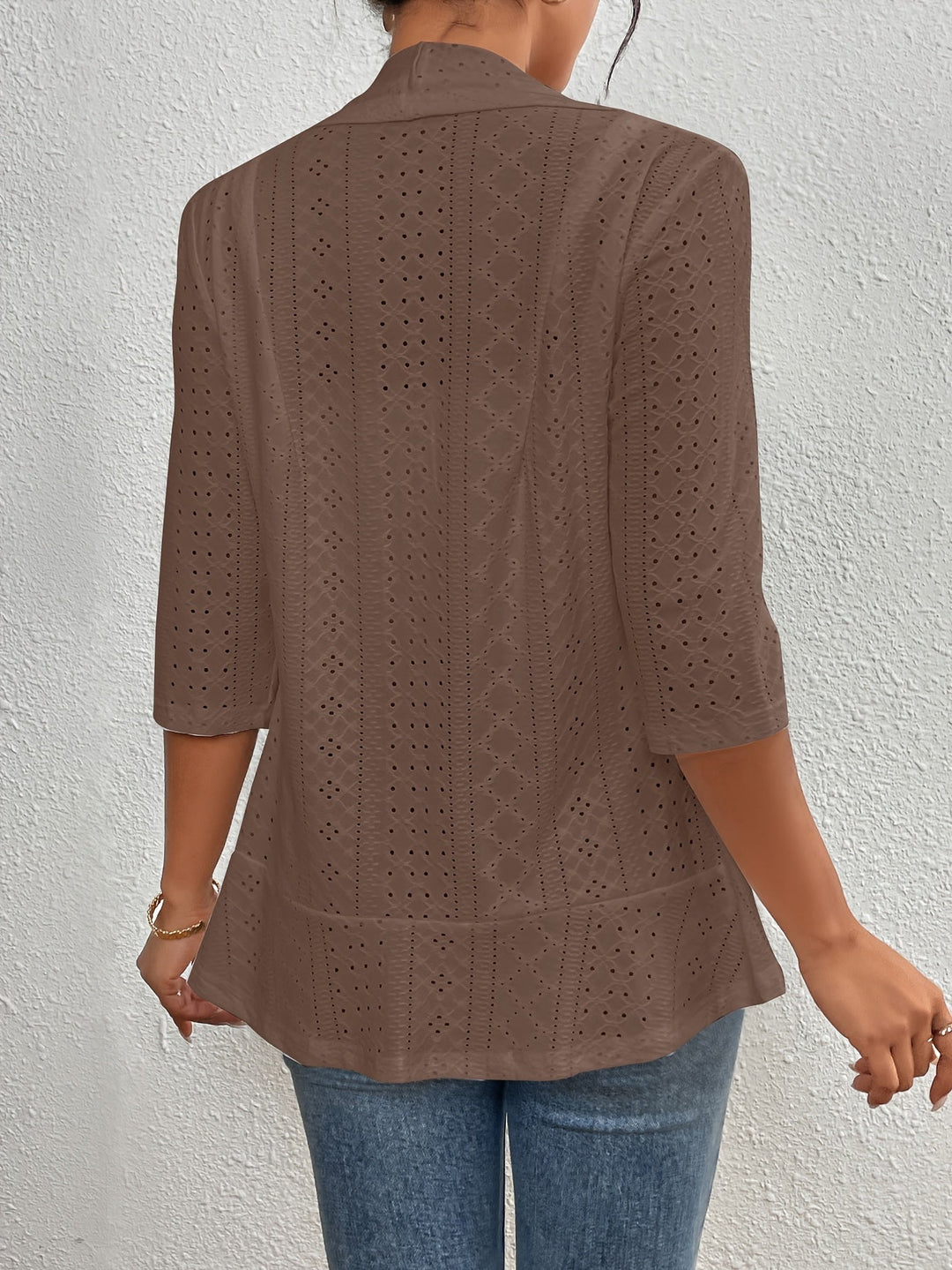 Elegant Offene Damen Strickjacke