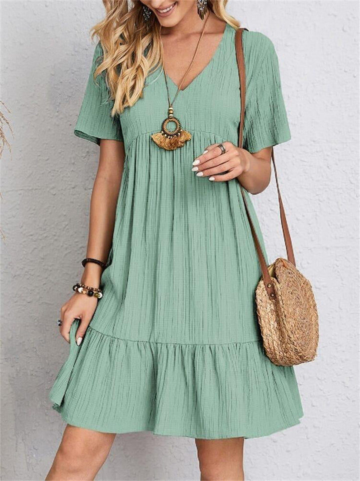 Elegantes Bequemes Damen Kleid