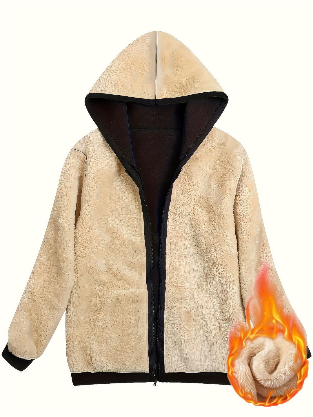 Moly Kuscheliger Damen Fleecejacke