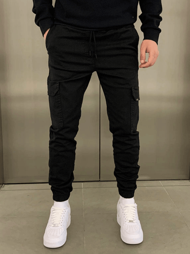 Bequeme Sportliche Herren Cargo Jogginghose