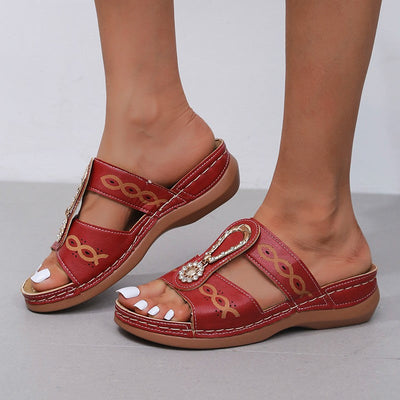 Super Komfortable und Schöne Damen Sandalen im Retro Look