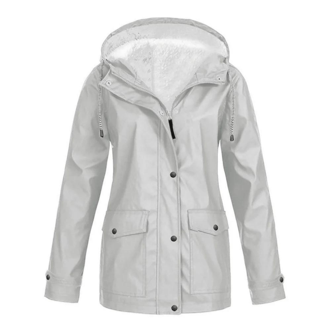 Aileen Wärmende Damen Regenjacke mit Fleece
