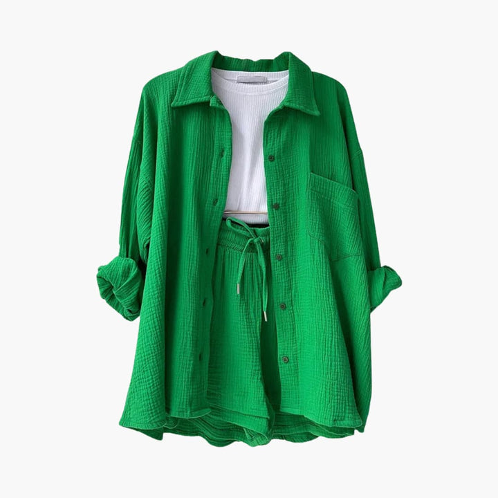 Lässiges Damen Sommer-Zweiteiler-Set