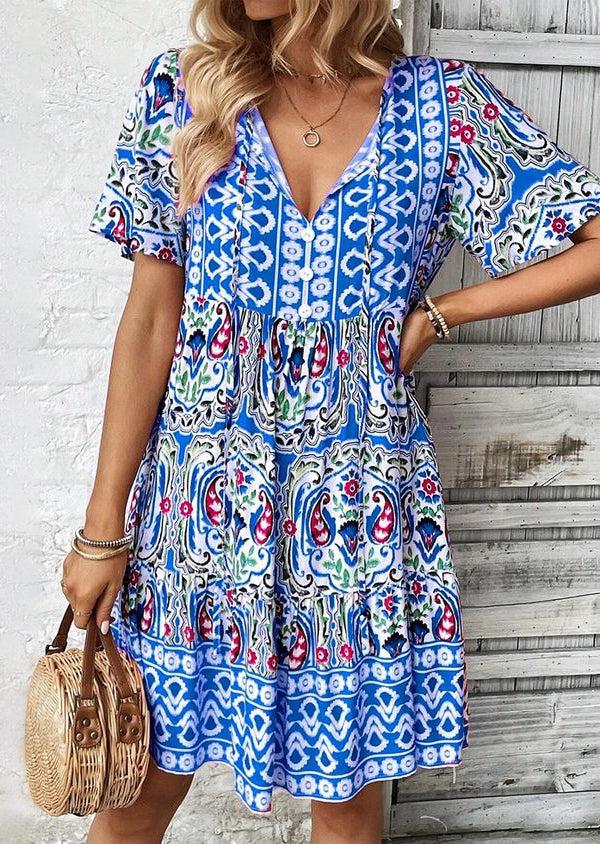 Modisches Damen Midi-Kleid