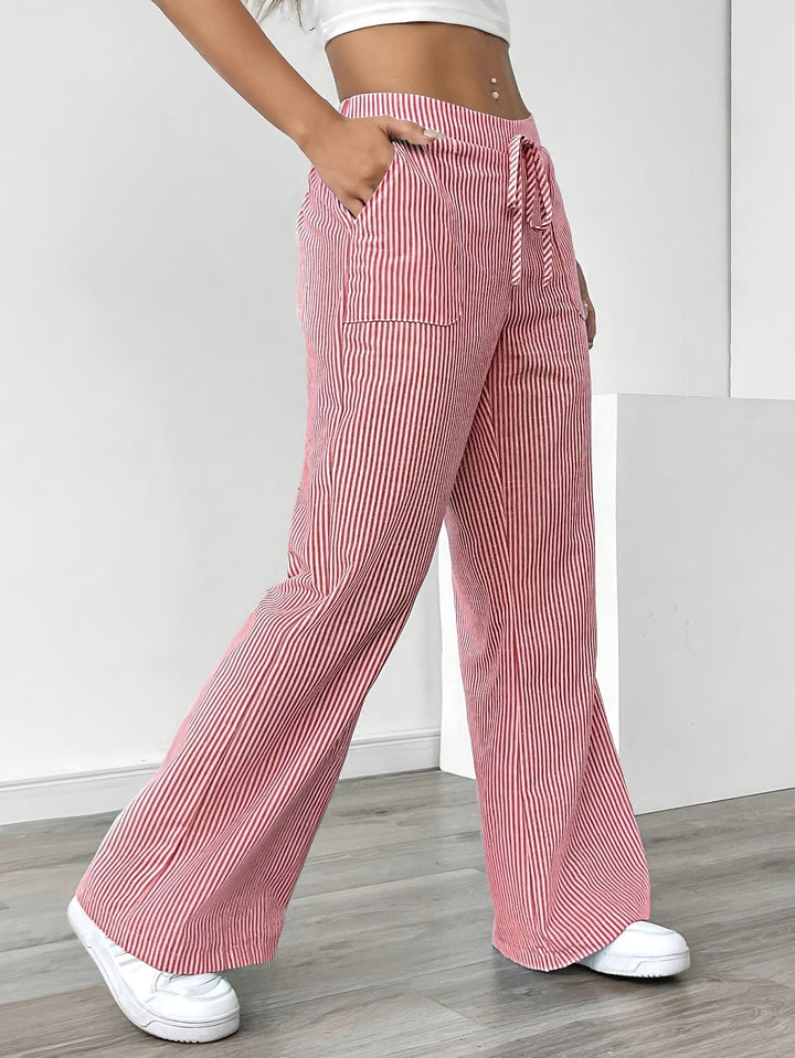 Tamara Weite Damen Hose mit Taschen und Bund