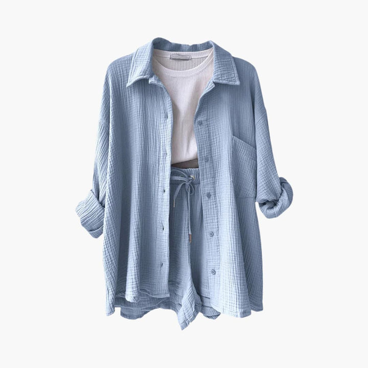 Lässiges Damen Sommer-Zweiteiler-Set