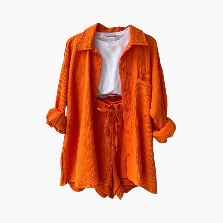 Lässiges Damen Sommer-Zweiteiler-Set