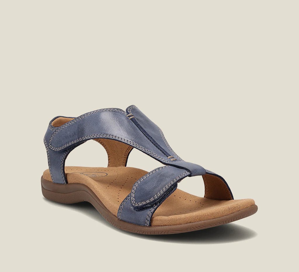 Bequeme Damen Leder-Sandalen