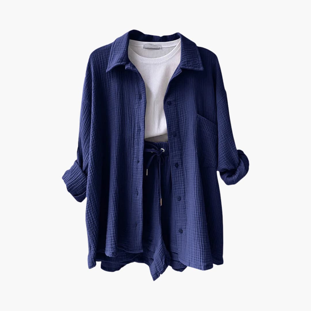 Lässiges Damen Sommer-Zweiteiler-Set