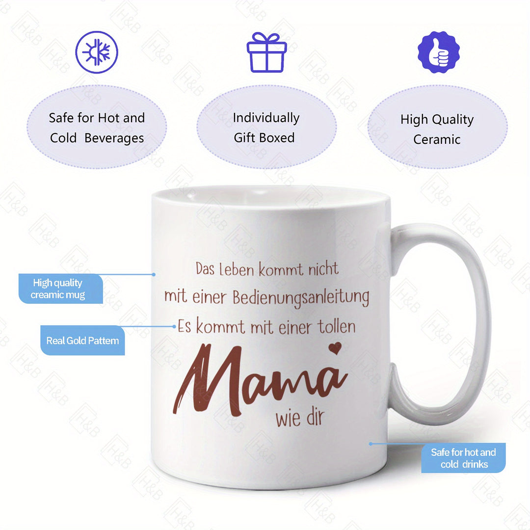 Elegante Damen Kaffeetasse