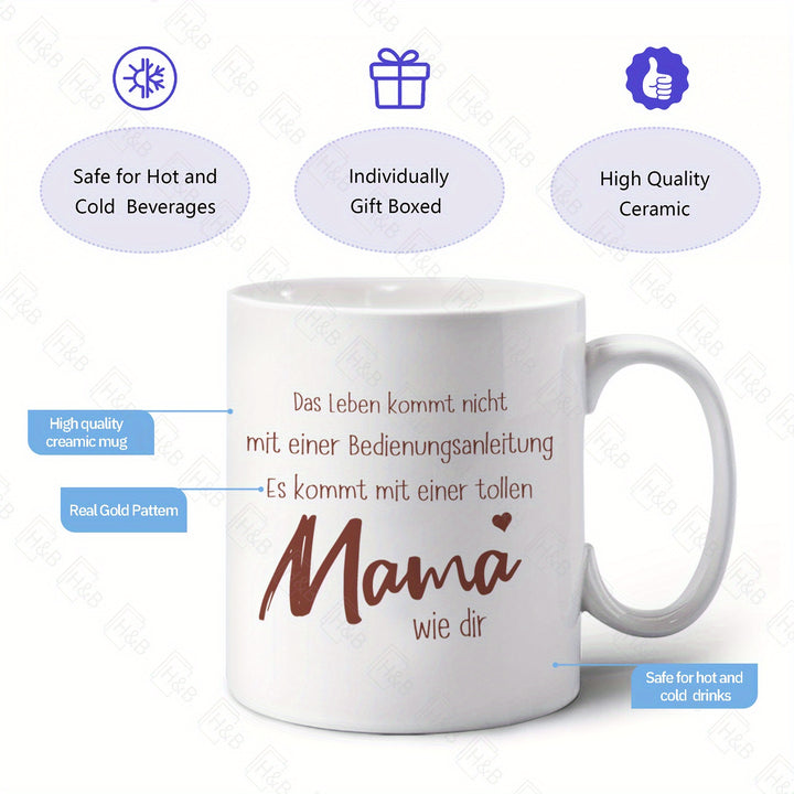 Elegante Damen Kaffeetasse