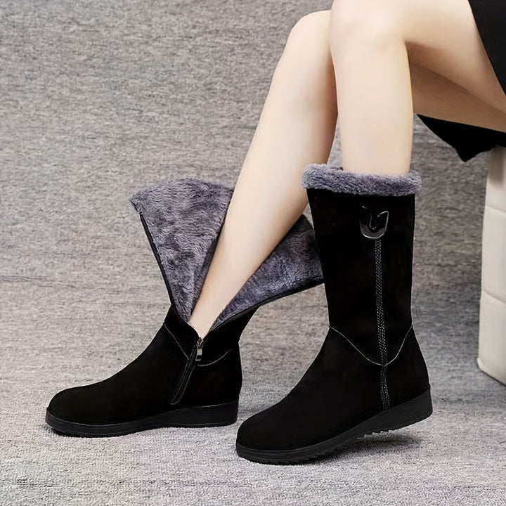 Gefütterte Warme Damen Winterstiefel