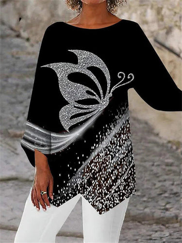 Klassisches Langarm Damen Shirt