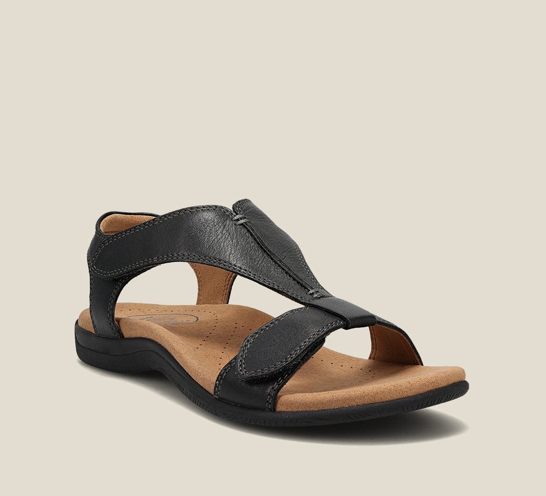 Bequeme Damen Leder-Sandalen