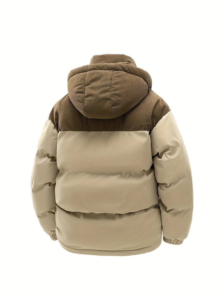 Lässige Damen Steppjacke mit Kapuze