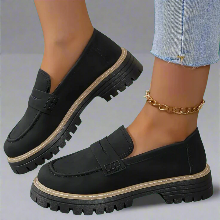 Elegante Luxuriöse Damen Loafers
