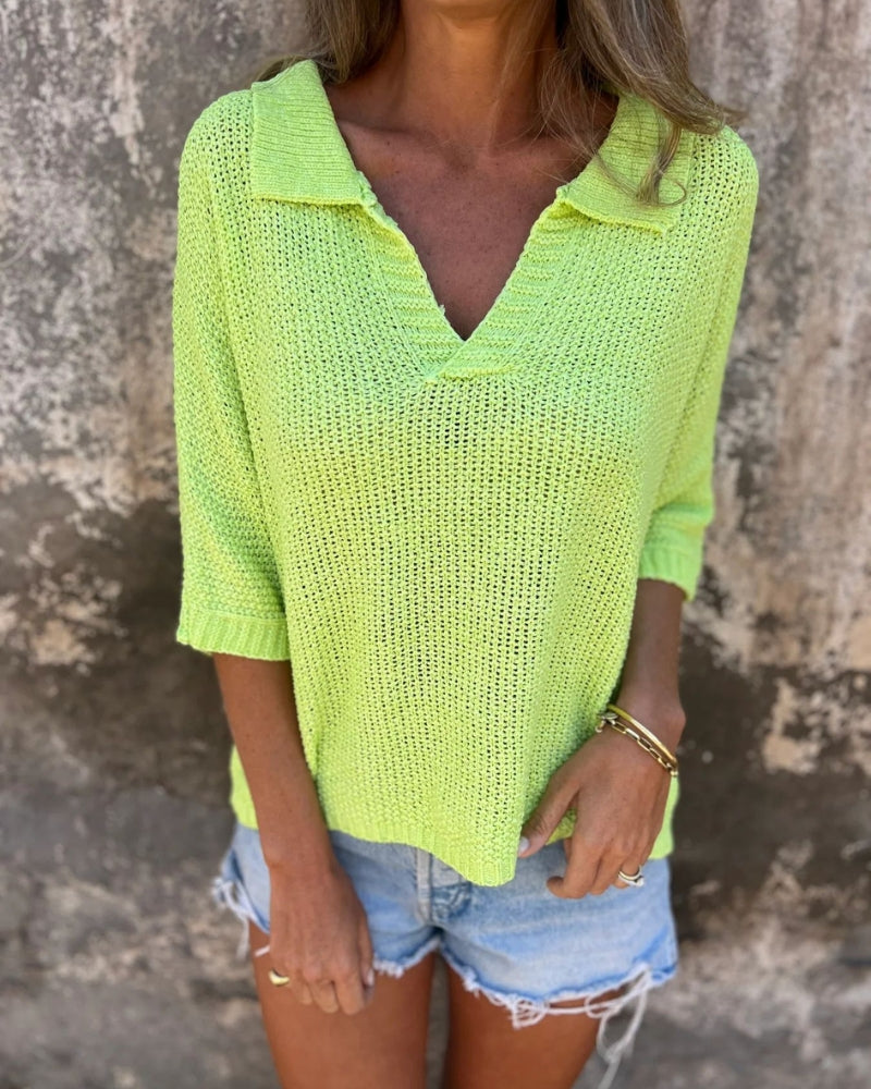 Lässiges Boho Damen Stricktop