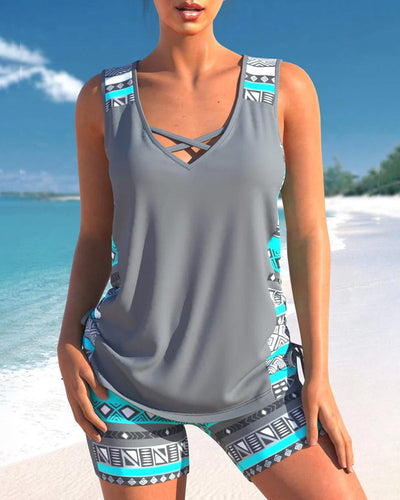 Sportliches Damen Tankini-Set