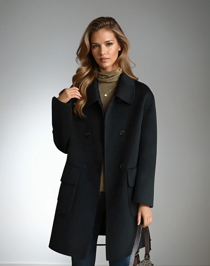 Ava Schick &amp; Bequem Damen Mantel