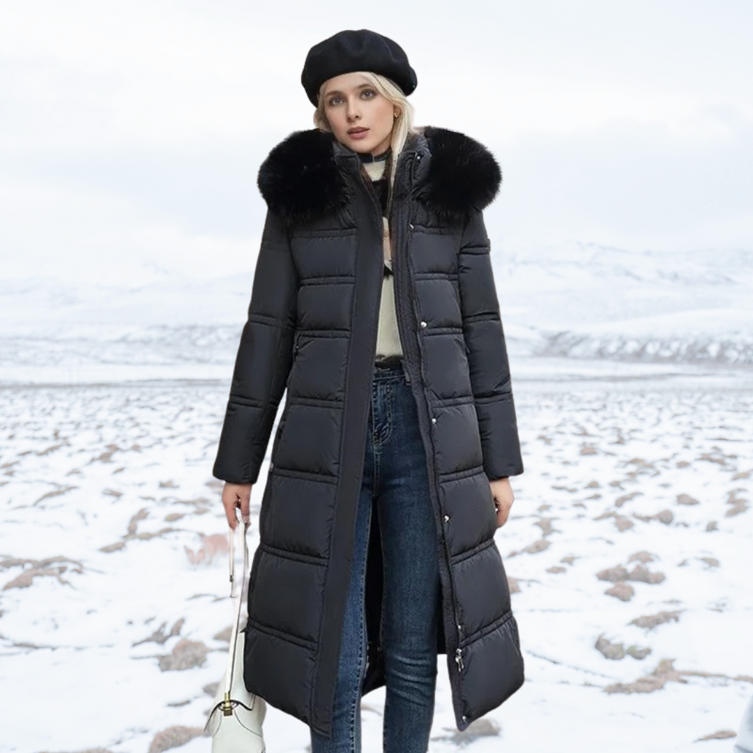 Vanessa Luxuriöse Warme Damen Winterjacke