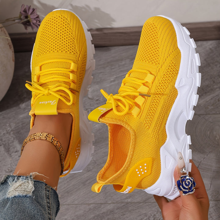 Atmungsaktive Bequeme Damen Strick-Sneaker