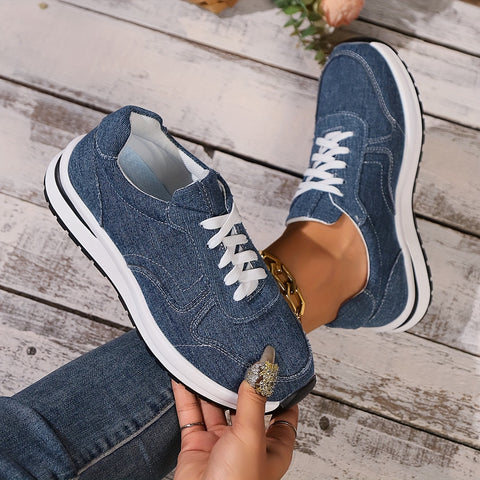 Bequeme Ergonomische Damen Jeans-Schuhe