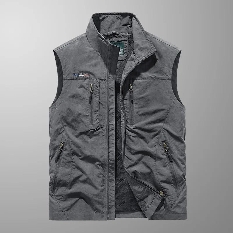 Vincent Atmungsaktiv Herren Outdoor-Funktionsweste