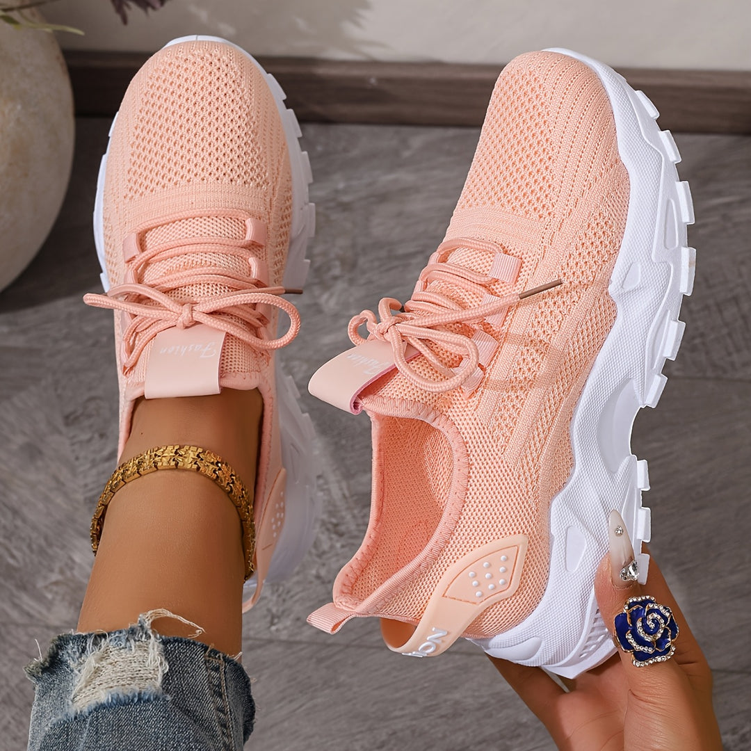 Atmungsaktive Bequeme Damen Strick-Sneaker