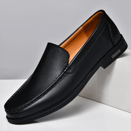 Klassische Echtleder Damen Loafer