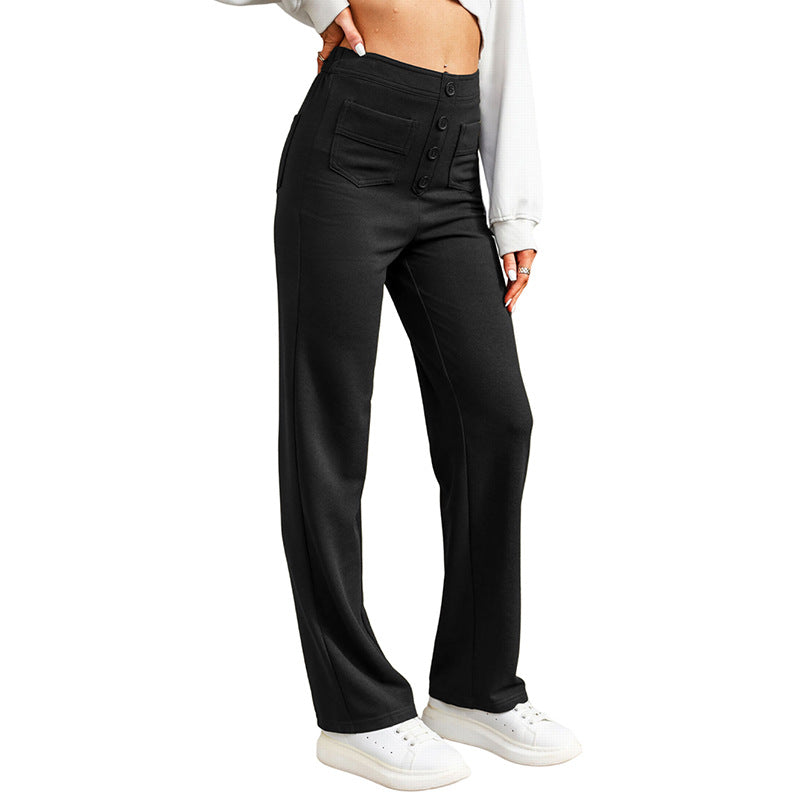 Nina High-Waist Stretch Damen Hose