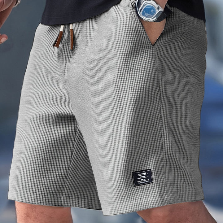 Elegante Lässige Herren Shorts mit Strukturdesign