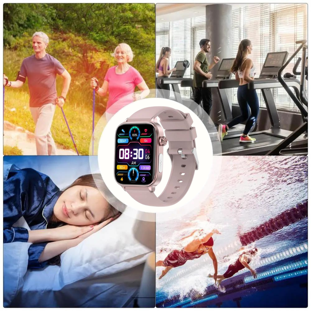 Gluco Smartwatch Damen mit Blutzucker-Monitoring &amp; SOS-Funktion