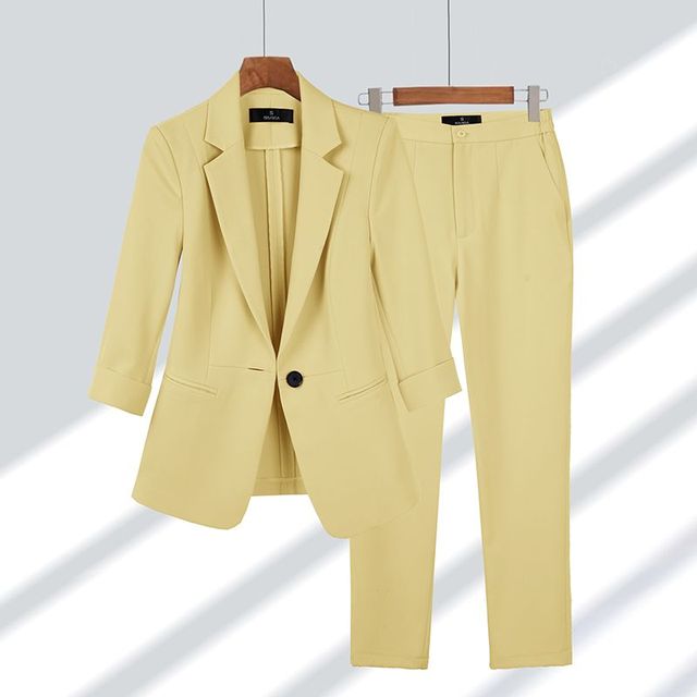 Eleganter Damen Hosenanzug Set