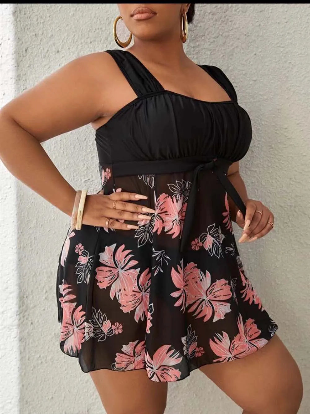 Modischer Damen Tankini Zweiteiler