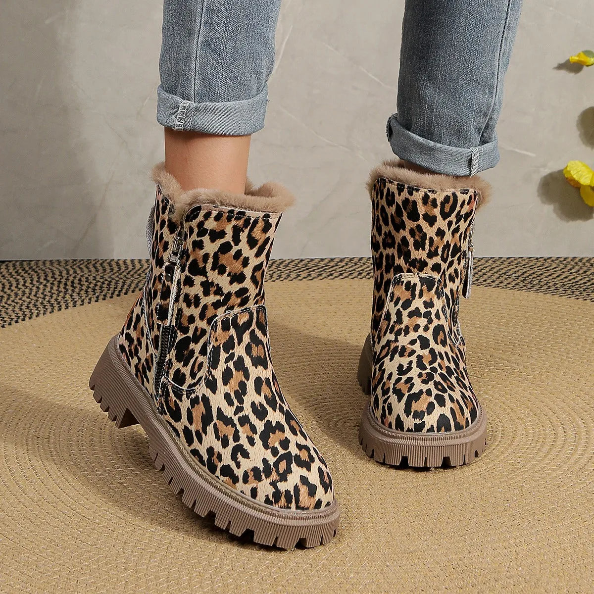 Rosalie | Stylische Damen Schneestiefel mit bequemem Futter