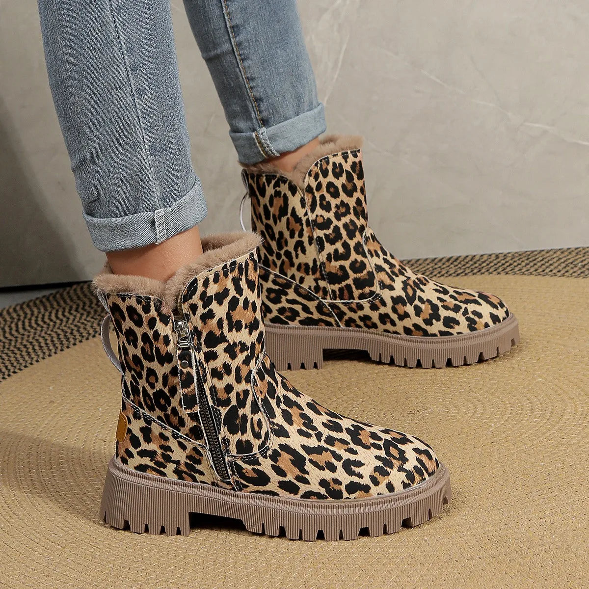 Rosalie | Stylische Damen Schneestiefel mit bequemem Futter