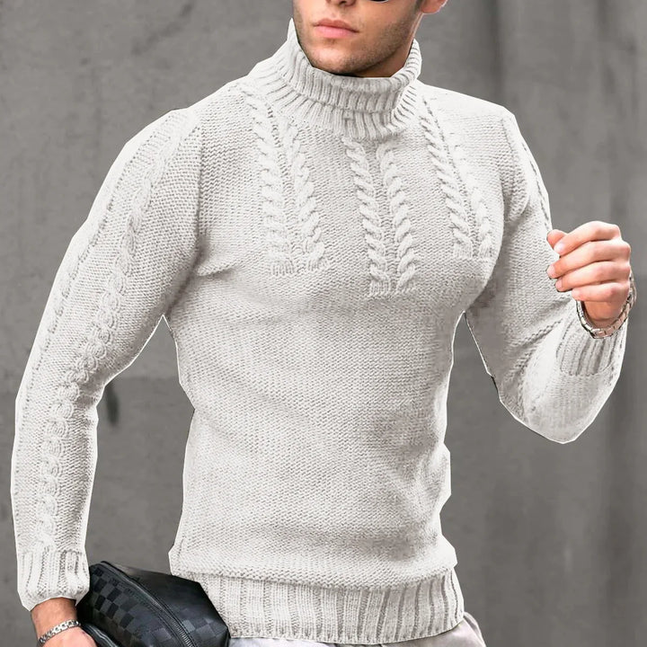 Klassischer Herren Rollkragenpullover