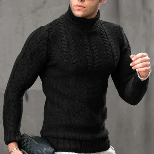 Klassischer Herren Rollkragenpullover