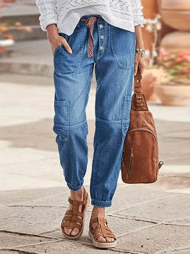 Lässige Damen Hose mit Taschen