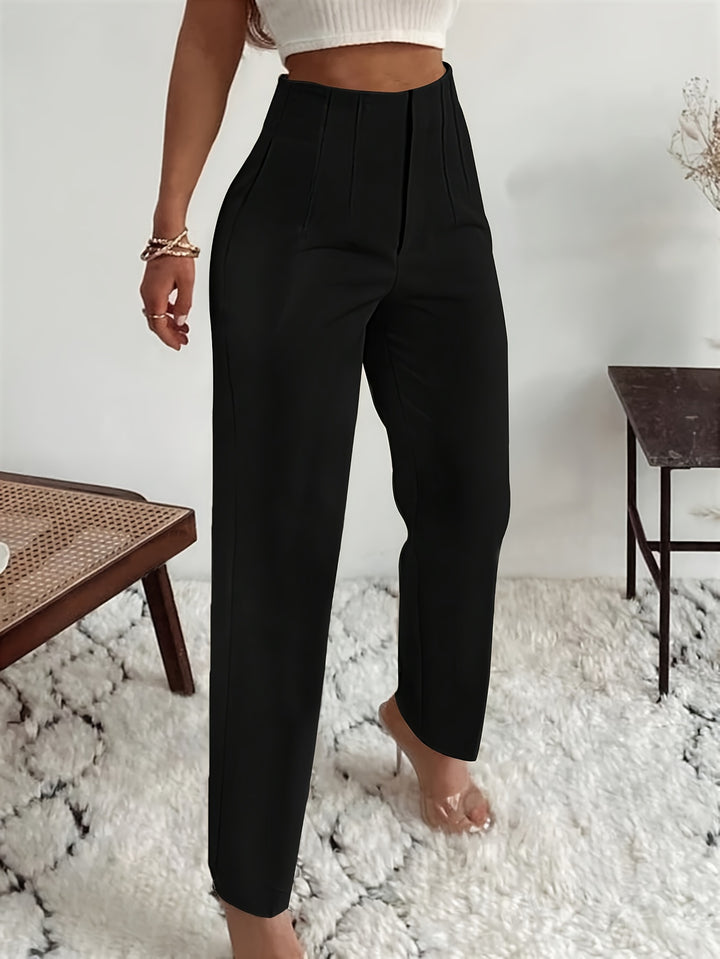 Elegante Damen Bundfaltenhose