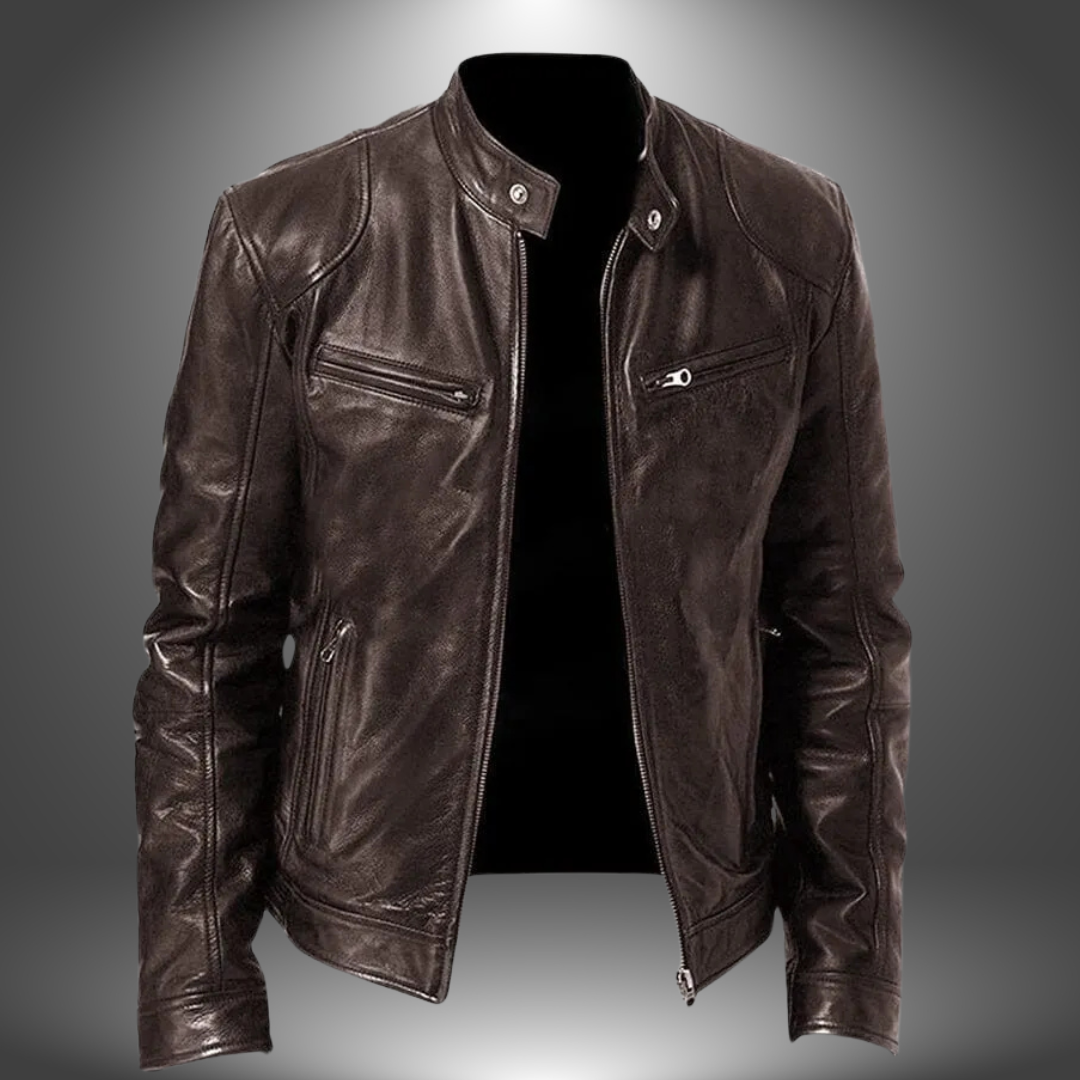 James Exklusive Herren Lederjacke