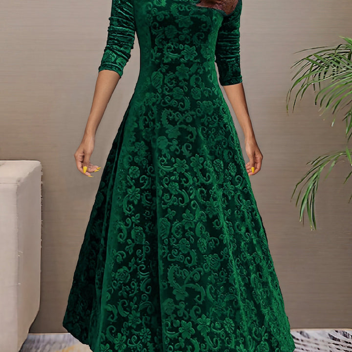 Elegantes Damen Langarmkleid