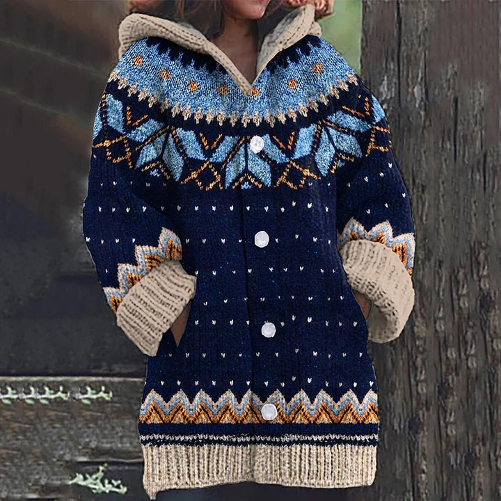 Ella Kuschelige Damen Strickjacke