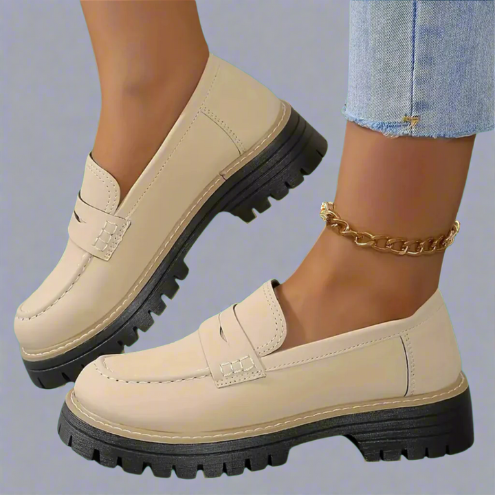 Elegante Luxuriöse Damen Loafers