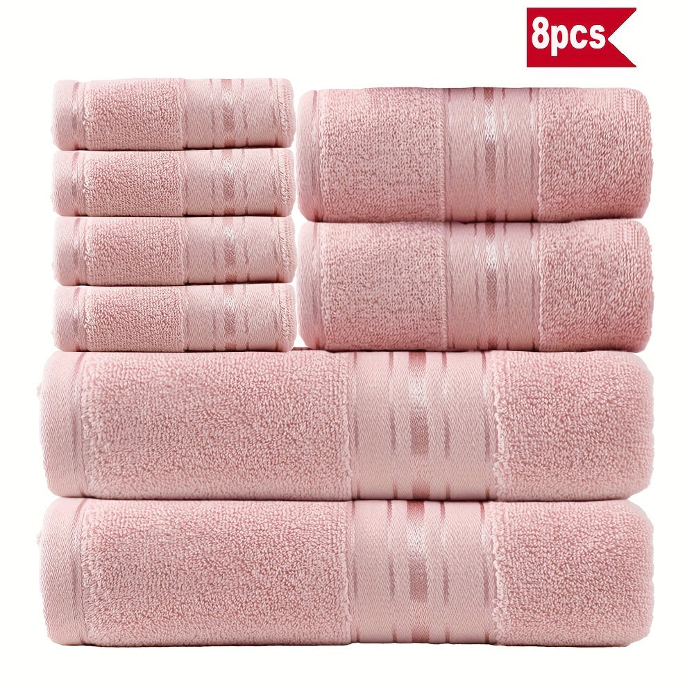Weiche Damen Badetuch-Set 8-teilig