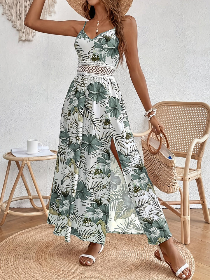 Elegantes Damen Sommerkleid mit Blumenmuster